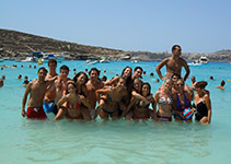 Badespaß in Malta